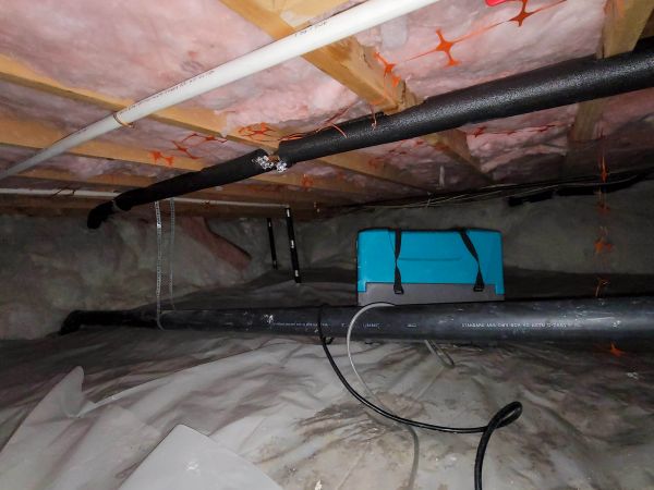 Crawl Space Water Remediation in Barrington