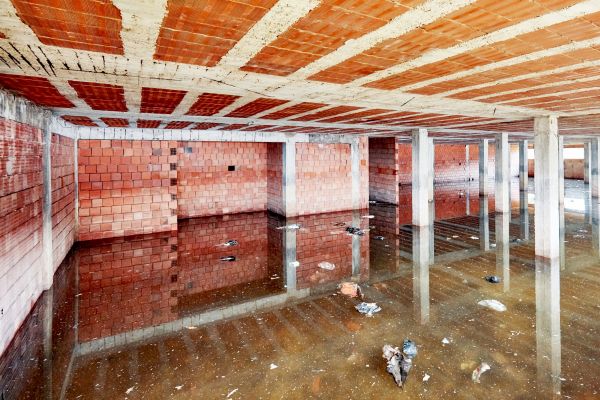 Basement Flood Remediation in Barrington